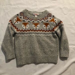 Cat & Jack Boys Pullover Gray Sweater